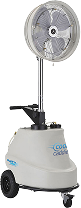 Portable misting fan ideal for event multi-unit setups